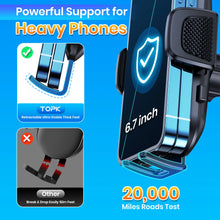 Load image into Gallery viewer, Carbon Fiber Style Car Cell Phone Holder Stand Gravity Dashboard Suction Cup Phone Stand Universal For iPhone 13 12 11 Xiaomi Samsung