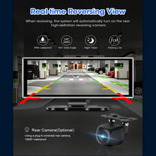 Load image into Gallery viewer, Universal Car 1 Din Android 10.26 Inch Touchscreen Portable 4K Car DVR Wireless Carplay Multimedia Player Auto GPS Navigation Video Recorder Dashboard Dual Lens Wifi FM