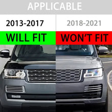 Load image into Gallery viewer, 1pc Gloss Black Racing Grille For 2013-2017 Range Rover L405 VOGUE Front Bumper Grille Car Accessories High quality ABS