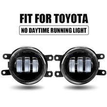 Load image into Gallery viewer, 2pcs 30W 12V Pair 3.5" Inch LED Fog Lights For 2007-2017 Toyota Corolla Camry Avalon Solora Venza Yaris Matrix Prius RAV4 Sienna 4Runner Highlander Lexus CT200h GS350 GS450h GS460 IS-F ES300h ES350 LX570 RX450h HS250h