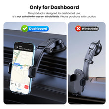 Load image into Gallery viewer, Carbon Fiber Style Car Cell Phone Holder Stand Gravity Dashboard Suction Cup Phone Stand Universal For iPhone 13 12 11 Xiaomi Samsung