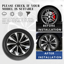 Load image into Gallery viewer, 4pcs Set Universal Car 16" Inch Wheel Cover Hub Caps Replacement Wheel Covers Snap On Steel Wheels
