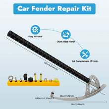 Load image into Gallery viewer, Stainless Steel Panel On Autobody Dent Puller Prying Tool Kit, Car Fender Dent Removal Tools Angle Adjustable, Dent Repair Kit with Storage Bag, PDR Dent Prying Tool Kit