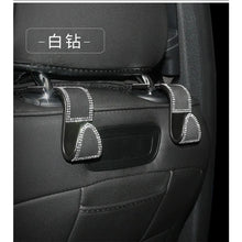 Load image into Gallery viewer, Bling Vehicle Seat Headrest Hook Front Seat, Car Hook Bling Automotive Hangers for Purse, Bag, Handbag, Grocery