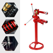 Load image into Gallery viewer, Red 2200Lbs Cast Iron Strut Spring Compressor 8.3-22.4in Adjustable 35.5-45in Height Auto Shock Coil Remove/Replace Repair Tool