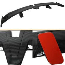 Load image into Gallery viewer, Universal Car-Styling Carbon Fiber Rear Trunk Spoiler GT Wing Sedan Spoiler PRO Carbon Fiber Style ABS Racing Spoiler Wing Length 142cm x Width 38cm x Height 2.9cm