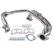 Load image into Gallery viewer, Polished Stainless Exhaust Header For 1997-2005 Subaru Impreza RS 2.5 EJ25 No Turbo Manifold