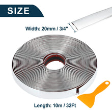Load image into Gallery viewer, 3M/5M Exterior Car Chrome Body Strip Bumper Auto Door Protective Moulding Styling Trim Sticker 6MM 8MM 10MM 12MM 15MM 20MM 30MM