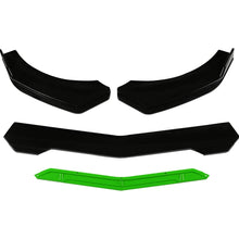 Load image into Gallery viewer, 5pcs Set Universal Car Front Bumper Lower Spoiler Splitter Diffuser Body Kit Black
