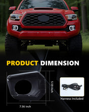 Load image into Gallery viewer, 2pcs Pair Front Turn Signal Light Fog Light Bezel DRL Light W/LED For 2016-2023 Toyota Tacoma SR/SR5/TRD off road /TRD sport/ Limited