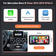 Load image into Gallery viewer, Wireless CarPlay Android Car Multimedia Player Linux Touch Screen For 2015-2016 Mercedes Benz B CLA GLA W176 W246 NTG4.5