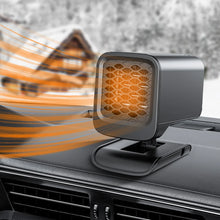 Load image into Gallery viewer, Car Window Defogger 360° Rotatable Auto Car Heating Fan Plugs Into Cigarette Lighter Cooling Heating Fan Car Accessories