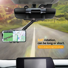 Load image into Gallery viewer, Car Phone Holder Clip Car Stand Adjustable Bracket Auto Rear View Mirror Mount Cell Phone GPS Mount Support Interior Accessories