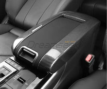 Load image into Gallery viewer, Carbon Fiber Style Interior Center Console Armrest Box Handle Cover Trim Kit For 2020-2023 Toyota Highlander XU70