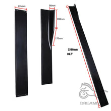 Load image into Gallery viewer, 6PCS 2.2m Universal Car Gloss Black Rocker Panel Side Skirt Splitter Extensions For Dodge Charger Subaru WRX Ford Mustang Nissan Altima Honda Accord Lexus IS350 Audi A3 S3 A4 S4 A5 Mitsubishi Lancer