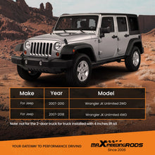 Load image into Gallery viewer, 8pcs Full Set Adjustable Control Arms 0-6" Lift For 2007-2018 Jeep Wrangler JK 4WD 2007-2010 Jeep Wrangler JK 2WD