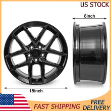 Load image into Gallery viewer, 18"x8" Inch Gloss Black Replacement Wheel Rim For 2016-2024 Honda Civic Wheel US