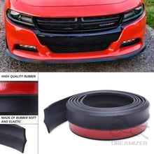 Load image into Gallery viewer, Universal Car 2.5M Car Bumper Lower Lip Spoiler Sticker Car Front Bumper Lip Rubber Car Protectors Exterior Mouldings Bumper Lip Strip