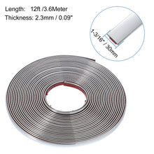 Load image into Gallery viewer, 3M/5M Exterior Car Chrome Body Strip Bumper Auto Door Protective Moulding Styling Trim Sticker 6MM 8MM 10MM 12MM 15MM 20MM 30MM