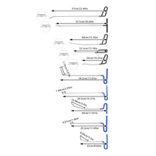 Load image into Gallery viewer, 10pcs Dent Repair Removal Rods Kit Paintless Dent Removal Hook Rods Sturdy 201 Stainless Steel Auto Body Dent Repair Rods