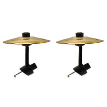 Load image into Gallery viewer, Universal Car Stainless Crash Cymbal Car Drum Cymbal Auto Air Ventilation Port Clip-On Safety Over Scrolling