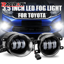 Load image into Gallery viewer, 2pcs 30W 12V Pair 3.5" Inch LED Fog Lights For 2007-2017 Toyota Corolla Camry Avalon Solora Venza Yaris Matrix Prius RAV4 Sienna 4Runner Highlander Lexus CT200h GS350 GS450h GS460 IS-F ES300h ES350 LX570 RX450h HS250h