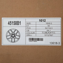 Load image into Gallery viewer, 18"x8" Inch Gloss Black Replacement Wheel Rim For 2016-2024 Honda Civic Wheel US