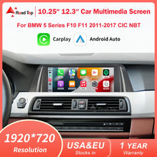 Load image into Gallery viewer, Wireless Carplay Android Auto Car Radio Multimedia Player Linux Display Screen For 2012-2017 BMW 5 Series F10 F11 CIC NBT