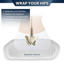 Load image into Gallery viewer, Comfort TPE Gel Seat Cushion Soft Pad Back Pain Pressure Relief Stay Cool And Comfortable All Day For Car Office Chair