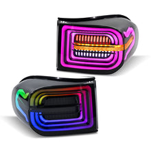Load image into Gallery viewer, 2pcs Set RGB Smoked Animated LED Tail lights For 2007-2015 Toyota FJ Cruiser Tail Lamps Auto Assembly Car Accessories Start Up Animation