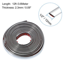 Load image into Gallery viewer, 3M/5M Exterior Car Chrome Body Strip Bumper Auto Door Protective Moulding Styling Trim Sticker 6MM 8MM 10MM 12MM 15MM 20MM 30MM