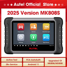 Load image into Gallery viewer, NEW 2025 AUTEL MaxiCOM MK808S OBD2 Scanner Automotive Car Diagnostic Tool OBD 2 Scanner Active Test Code Reader Key Coding Tool Compatible With Videoscope & WIFI 1 Year Free Update