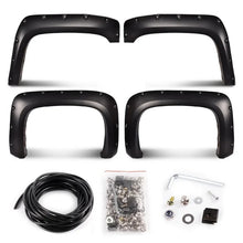 Load image into Gallery viewer, 4pcs Black Fender Flares Fit For 2007-2014 Chevy Silverado 1500 2500/3500HD Smooth/Textured