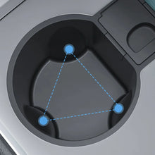 Load image into Gallery viewer, TPE Non-Slip Center Console Water Cup Drink Holder Insert W/ Divider Ashtray For 2021-2023 Tesla Model 3 / Y
