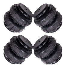 Load image into Gallery viewer, 4pcs Air Ride Spring Bags 5000lb 1/2"NPT Single Port For Heavy Duty Truck/Ratrod/Lowrider Suspension