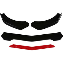 Load image into Gallery viewer, 5pcs Set Universal Car Front Bumper Lower Spoiler Splitter Diffuser Body Kit Black