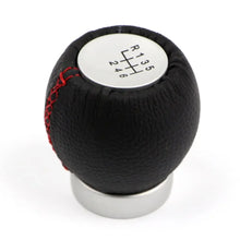 Load image into Gallery viewer, Gear Shift Ball 6 Speed Manual Transmission Knob For Toyota Luxury Leather And Aluminum Handle Lever Stick Shifter Red Stitch