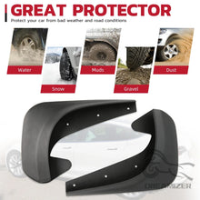 Load image into Gallery viewer, 4pcs Black Front & Rear Universal Car Mudguards Splash Guards Wheel Protector