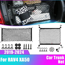 Load image into Gallery viewer, Black Car Trunk Net Elastic Mesh Bag For 2019-2024 Toyoto RAV4 XA50  Luggage Bags Storage Interior