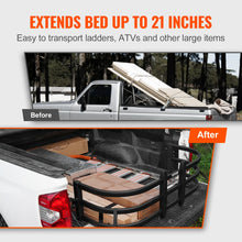 Load image into Gallery viewer, Truck Bed Extender Aluminum RetractableTailgate Extender 55.5mm-68"in Adjustable Length