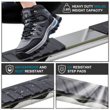 Load image into Gallery viewer, 1 Pair Polished Stainless Steel Running Boards For 2007-2019 Chevrolet Silverado Crew Cab / GMC Sierra Crew Cab 1500 2500 3500HD Crew Cab, NO diesel