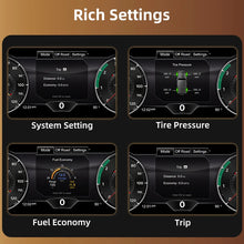 Load image into Gallery viewer, Digital Dash Gauge Cluster For 2007-2010 Jeep Wrangler JK 12.3" HD Screen Display Car Dashboard Speedometer LCD Instrument Cluster Plug & Play