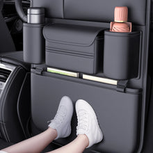 Load image into Gallery viewer, Black Universal Car Seat Back Organizer Bag Easy Install Car Interior Storage Accessories for Most Car Back Seats