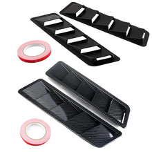 Load image into Gallery viewer, 2pcs Carbon Fiber Style Hood Air Intake Vent Louvers For Universal Car Decorative Covers