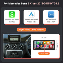Load image into Gallery viewer, Wireless CarPlay Android Car Multimedia Player Linux Touch Screen For 2015-2016 Mercedes Benz B CLA GLA W176 W246 NTG4.5