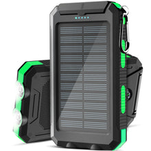 Load image into Gallery viewer, Waterproof Outdoor Solar Power Bank 38800mAh Dual USB Travel Outdoor Solar Mobile Phone Charger Solar Powerbanks For Camping