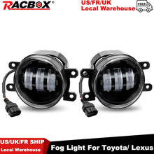 Load image into Gallery viewer, 2pcs Pair 3" Inch LED Fog Light 30W 6000K White Flat Driving Beam Off Road Driving Lamp For Toyota 4Runner Avalon Camry Corolla Highlander Tacoma Sienna Venza Prius Solora Rav4 Matrix Yaris Lexus CT200h GS350 GS450h GS460 LX5