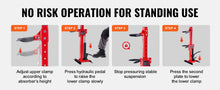 Load image into Gallery viewer, Strut Spring Compressor 4.5 Ton/9920 LBS Hydraulic Jack 1 Ton Rated Compression Force Auto Strut Coil Spring Compressor