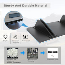 Load image into Gallery viewer, Black/Carbon Fiber Style Universal Car 5 Fin Rear Bumper Cover Lower Spoiler Diffuser