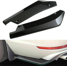 Load image into Gallery viewer, 8pcs Universal Carbon Fiber Style Front Bumper Lower Spoiler Diffuser Splitter With Lip Winglets Side Skirt Extension Protector Car Accessories